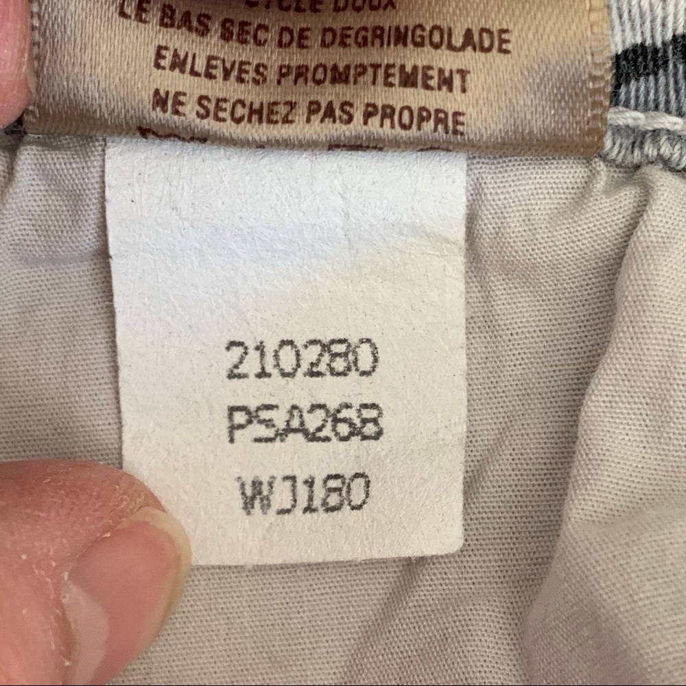 PAIGE Peg Skinny Jeans Grey Animal Print Mid-Rise Ankle Stretch Size 30 - Picture 13 of 14